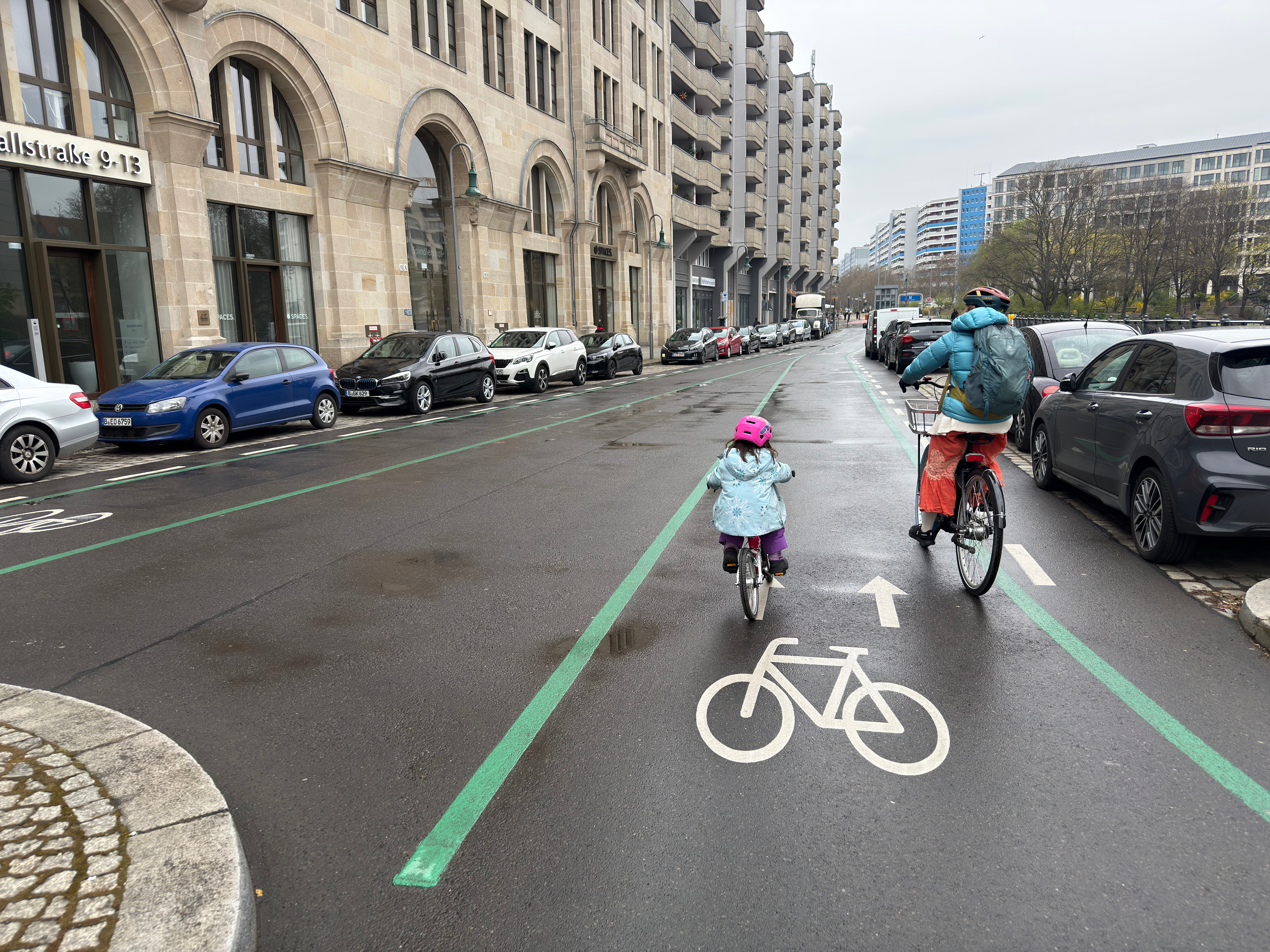 Example Fahrradstraße near home
